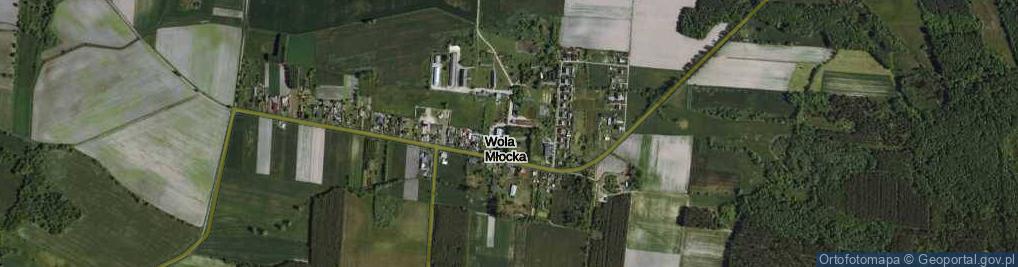 Zdjęcie satelitarne Wola Młocka ul.